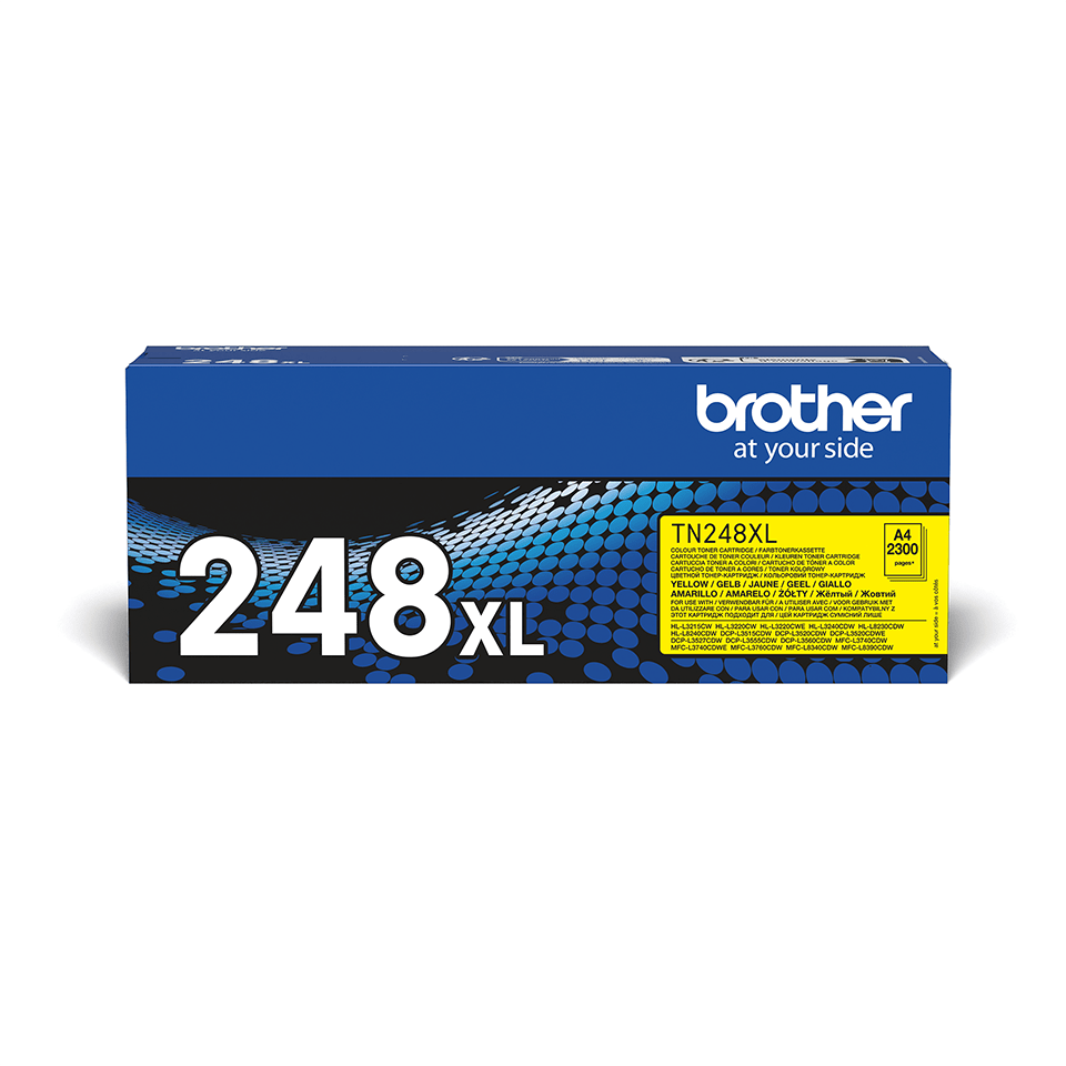 Original Brother TN-248XLY tonerkassett med hög kapacitet – gul